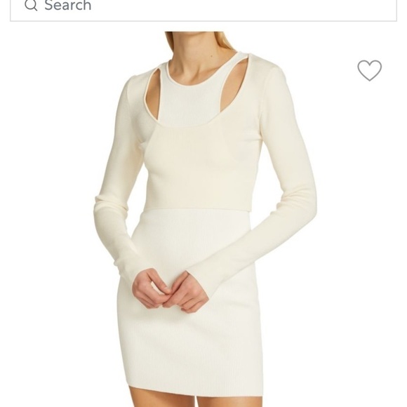 GAUGE81 Khota Knit Double-Layered Dress Sz XS Ivory - Picture 1 of 14